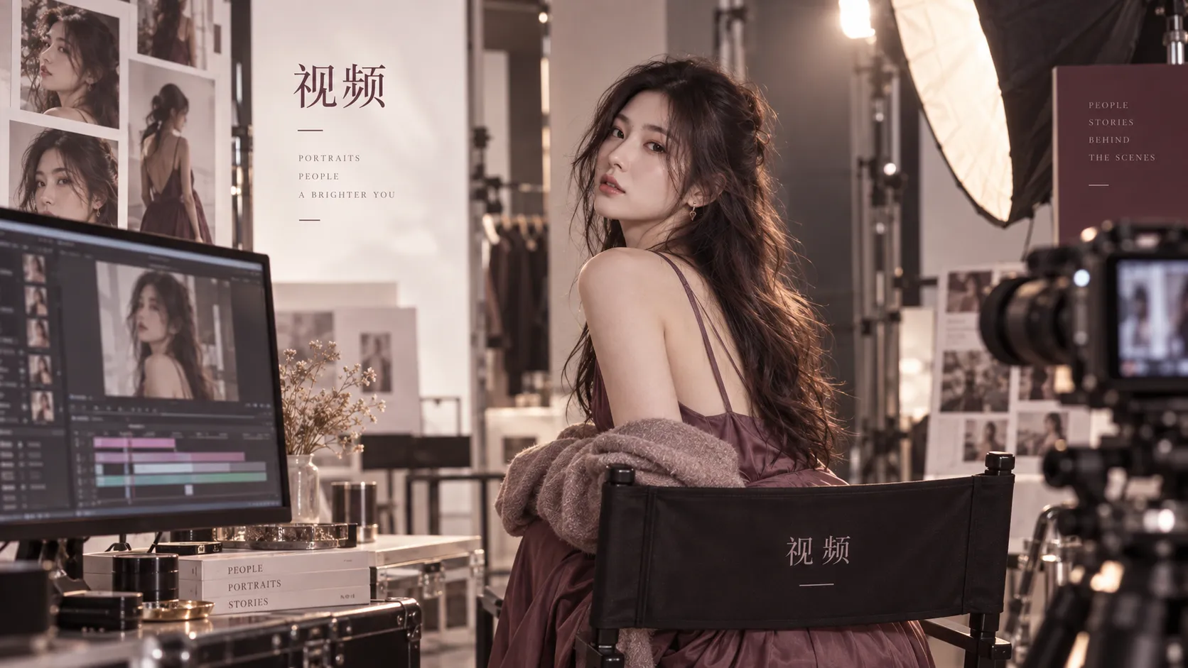 色彩造型与背景关系的摄影示意